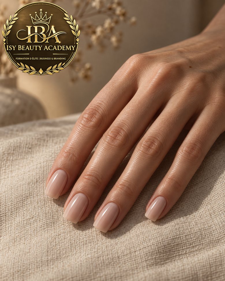 Quatre ongles identiques en longueur, forme et apex : la régularité obtenue en fin de perfectionnement